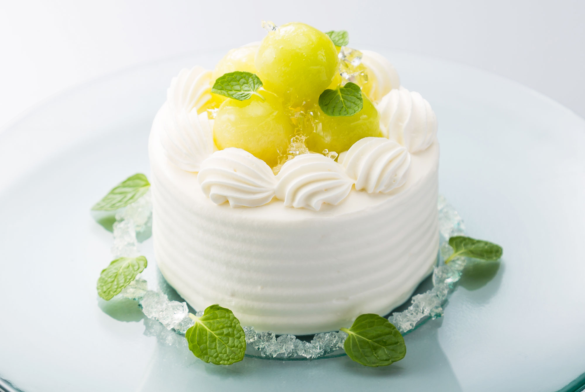 メロンショートケーキ